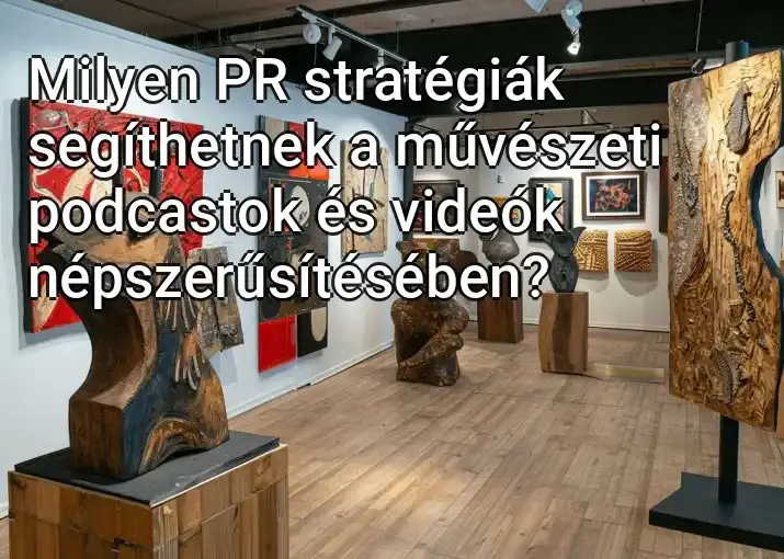 Milyen PR stratégiák segíthetnek a művészeti podcastok és videók népszerűsítésében?