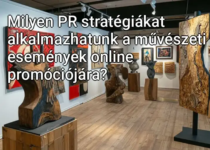 Milyen PR stratégiákat alkalmazhatunk a művészeti események online promóciójára?