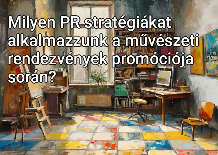 Milyen PR stratégiákat alkalmazzunk a művészeti rendezvények promóciója során?