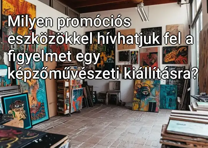 Milyen promóciós eszközökkel hívhatjuk fel a figyelmet egy képzőművészeti kiállításra?