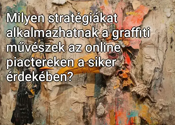 Milyen stratégiákat alkalmazhatnak a graffiti művészek az online piactereken a siker érdekében?