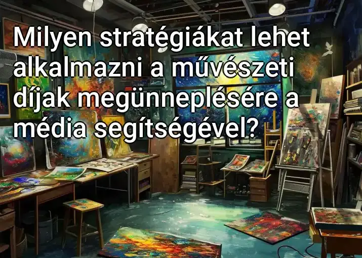 Milyen stratégiákat lehet alkalmazni a művészeti díjak megünneplésére a média segítségével?