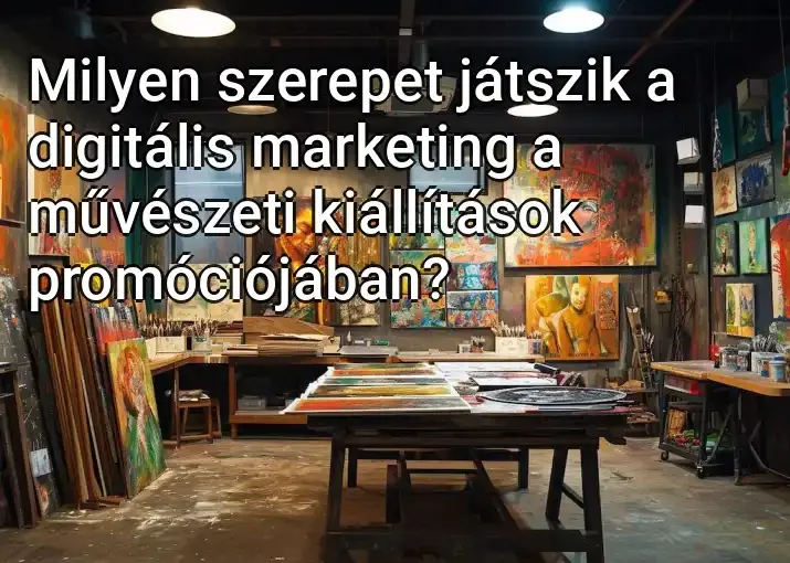 Milyen szerepet játszik a digitális marketing a művészeti kiállítások promóciójában?