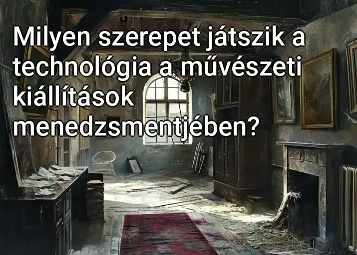 Milyen szerepet játszik a technológia a művészeti kiállítások menedzsmentjében?