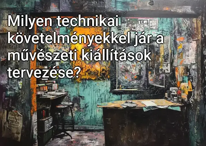 Milyen technikai követelményekkel jár a művészeti kiállítások tervezése?