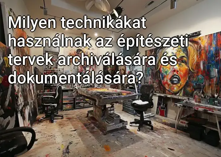 Milyen technikákat használnak az építészeti tervek archiválására és dokumentálására?