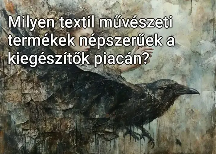 Milyen textil művészeti termékek népszerűek a kiegészítők piacán?