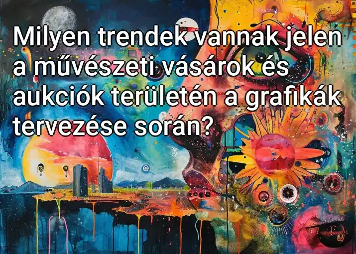 Milyen trendek vannak jelen a művészeti vásárok és aukciók területén a grafikák tervezése során?