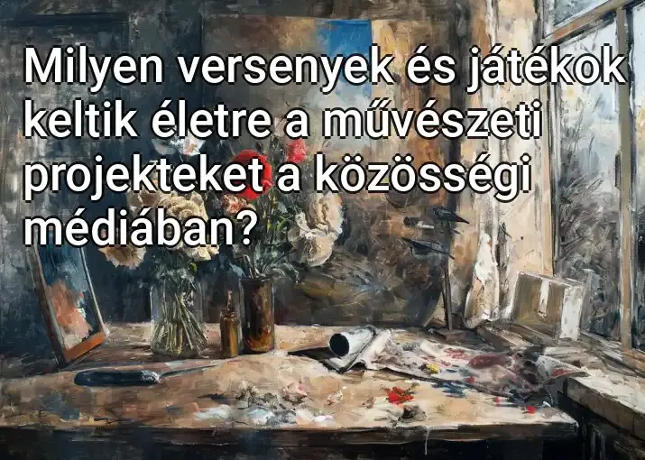 Milyen versenyek és játékok keltik életre a művészeti projekteket a közösségi médiában?