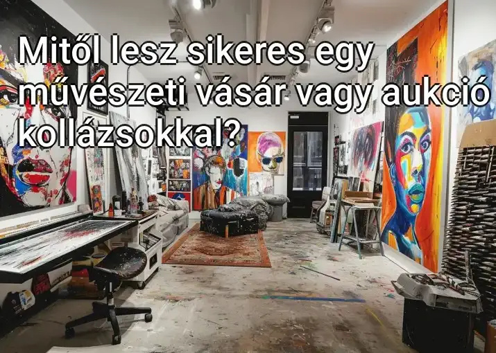 Mitől lesz sikeres egy művészeti vásár vagy aukció kollázsokkal?