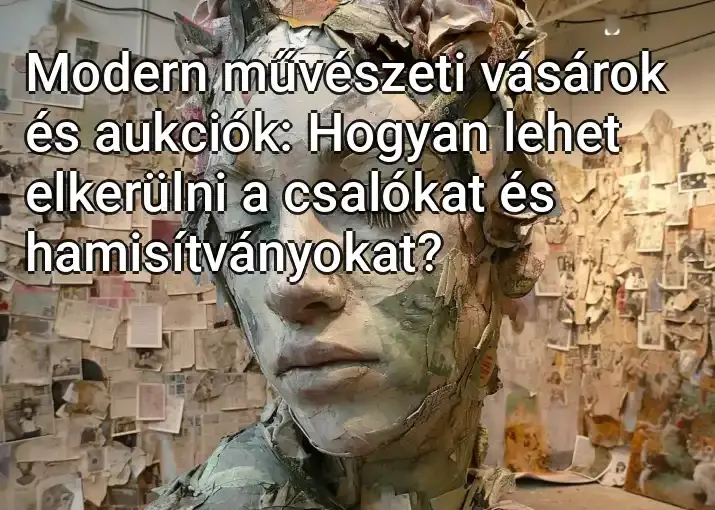 Modern művészeti vásárok és aukciók: Hogyan lehet elkerülni a csalókat és hamisítványokat?