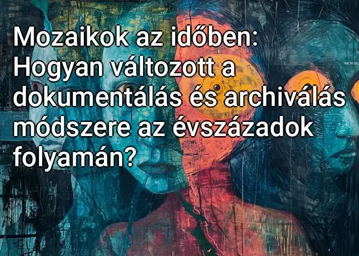 Mozaikok az időben: Hogyan változott a dokumentálás és archiválás módszere az évszázadok folyamán?