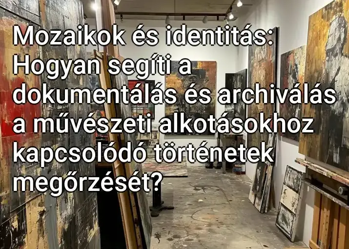 Mozaikok és identitás: Hogyan segíti a dokumentálás és archiválás a művészeti alkotásokhoz kapcsolódó történetek megőrzését?