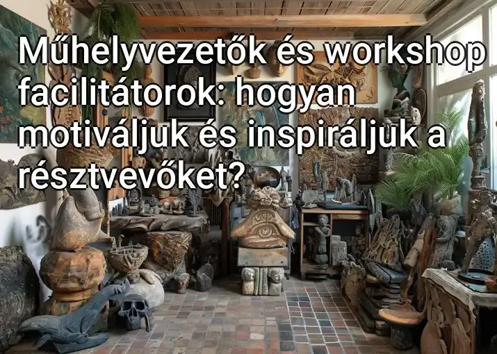 Műhelyvezetők és workshop facilitátorok: hogyan motiváljuk és inspiráljuk a résztvevőket?