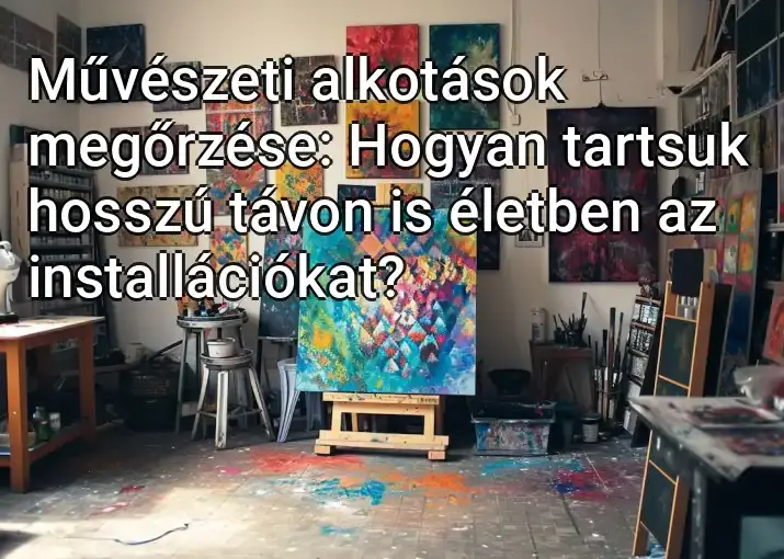 Művészeti alkotások megőrzése: Hogyan tartsuk hosszú távon is életben az installációkat?