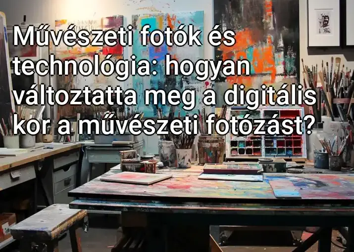 Művészeti fotók és technológia: hogyan változtatta meg a digitális kor a művészeti fotózást?