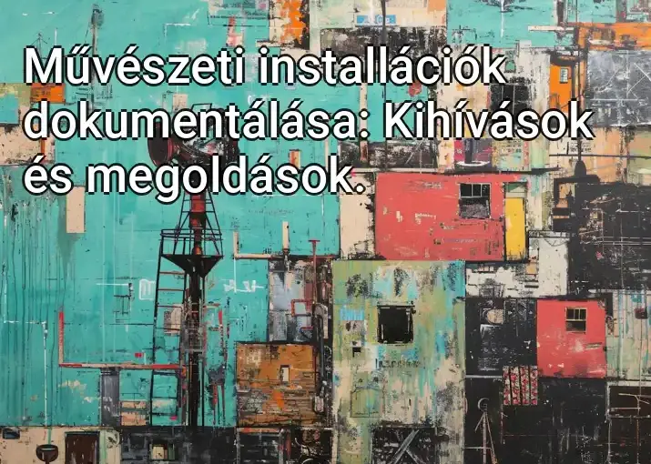 Művészeti installációk dokumentálása: Kihívások és megoldások.