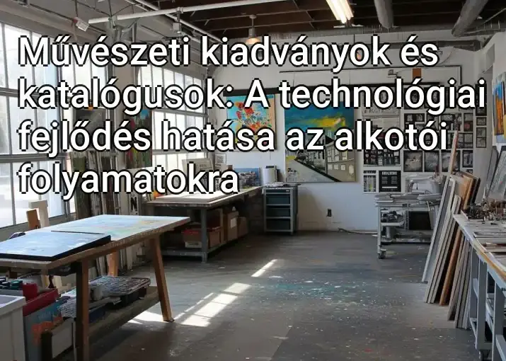 Művészeti kiadványok és katalógusok: A technológiai fejlődés hatása az alkotói folyamatokra