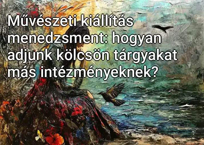 Művészeti kiállítás menedzsment: hogyan adjunk kölcsön tárgyakat más intézményeknek?