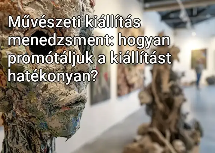 Művészeti kiállítás menedzsment: hogyan promótáljuk a kiállítást hatékonyan?