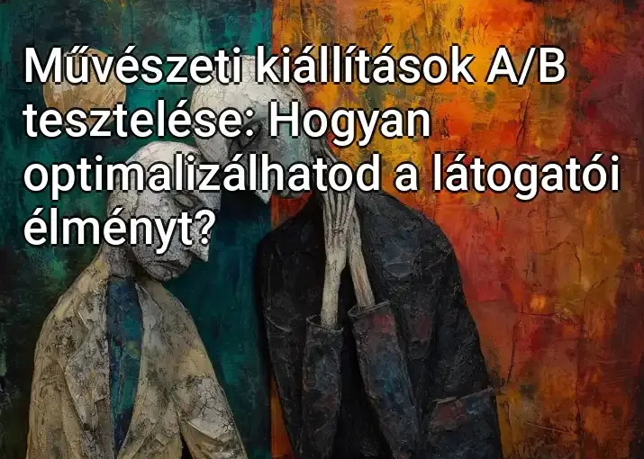 Művészeti kiállítások A/B tesztelése: Hogyan optimalizálhatod a látogatói élményt?