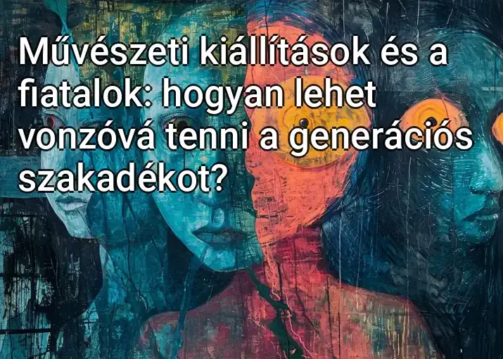 Művészeti kiállítások és a fiatalok: hogyan lehet vonzóvá tenni a generációs szakadékot?