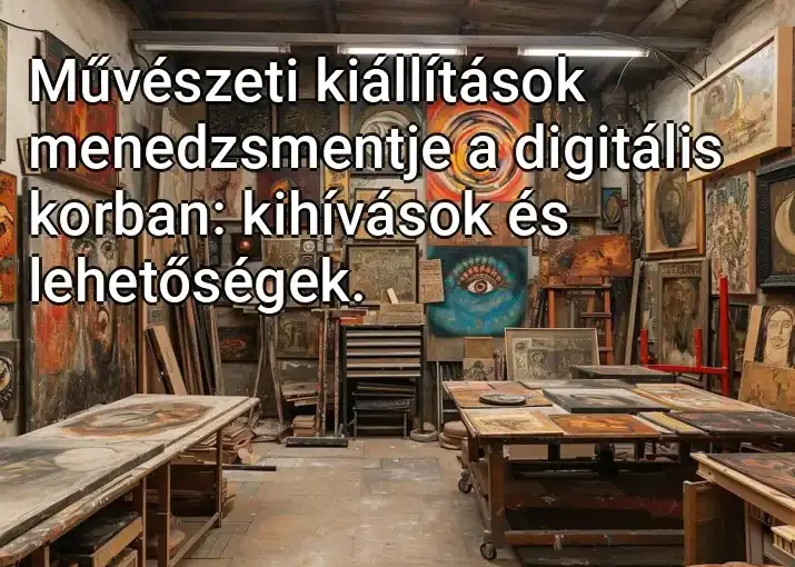 Művészeti kiállítások menedzsmentje a digitális korban: kihívások és lehetőségek.