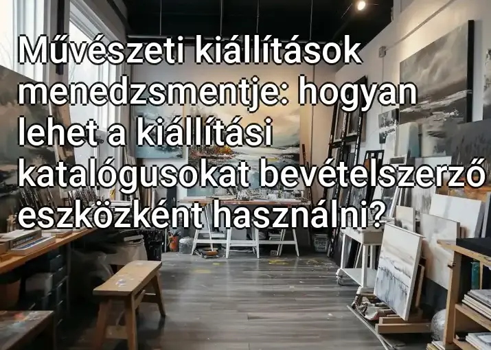 Művészeti kiállítások menedzsmentje: hogyan lehet a kiállítási katalógusokat bevételszerző eszközként használni?