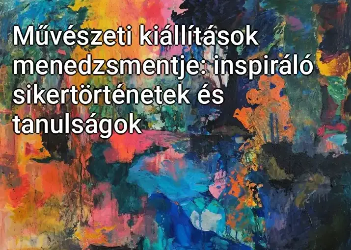 Művészeti kiállítások menedzsmentje: inspiráló sikertörténetek és tanulságok