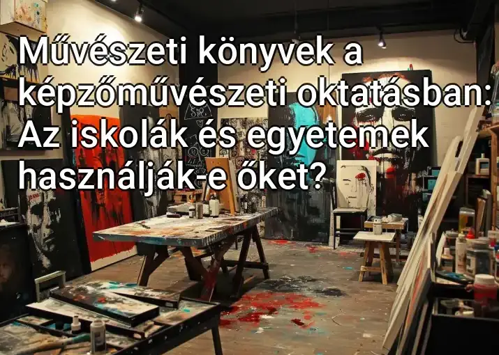 Művészeti könyvek a képzőművészeti oktatásban: Az iskolák és egyetemek használják-e őket?