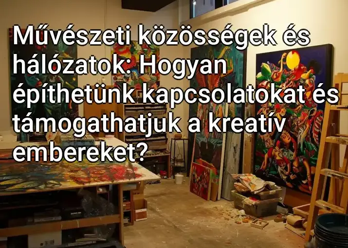 Művészeti közösségek és hálózatok: Hogyan építhetünk kapcsolatokat és támogathatjuk a kreatív embereket?