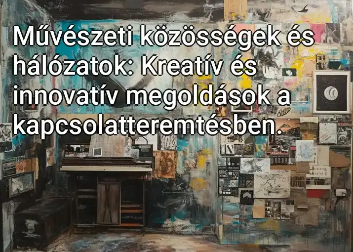 Művészeti közösségek és hálózatok: Kreatív és innovatív megoldások a kapcsolatteremtésben.