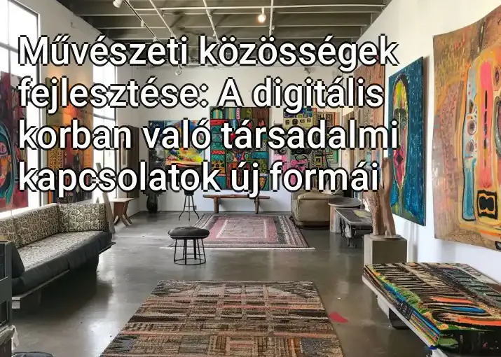 Művészeti közösségek fejlesztése: A digitális korban való társadalmi kapcsolatok új formái