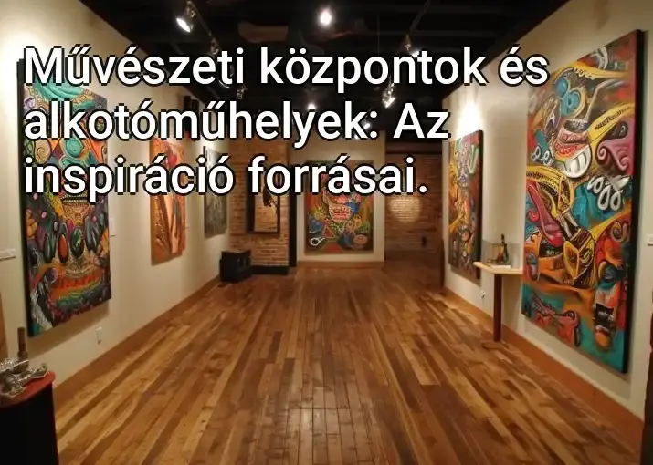 Művészeti központok és alkotóműhelyek: Az inspiráció forrásai.