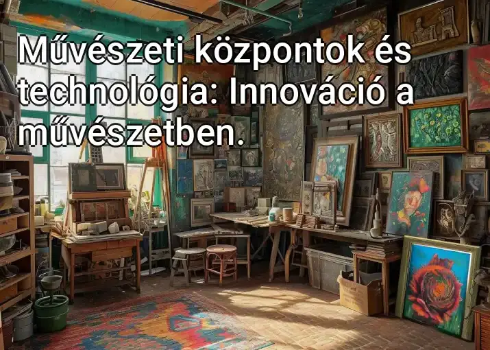 Művészeti központok és technológia: Innováció a művészetben.