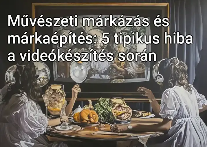 Művészeti márkázás és márkaépítés: 5 tipikus hiba a videókészítés során