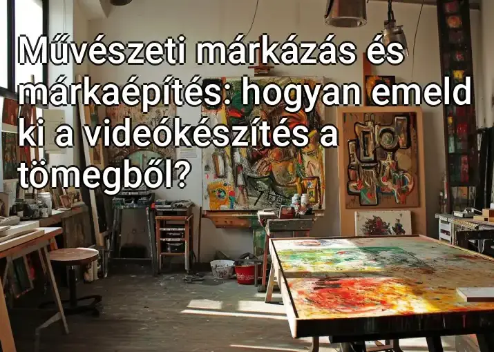 Művészeti márkázás és márkaépítés: hogyan emeld ki a videókészítés a tömegből?