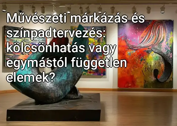 Művészeti márkázás és színpadtervezés: kölcsönhatás vagy egymástól független elemek?