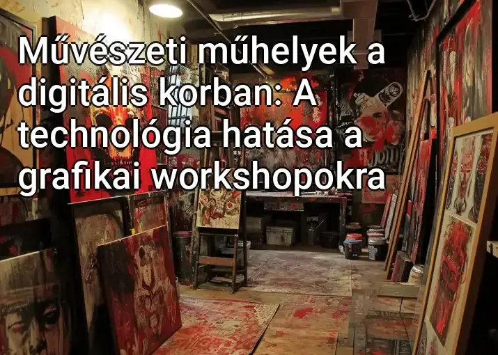 Művészeti műhelyek a digitális korban: A technológia hatása a grafikai workshopokra