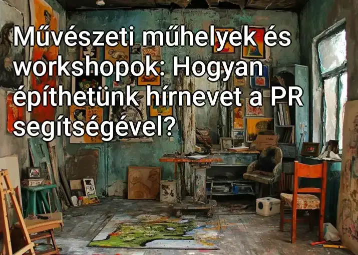 Művészeti műhelyek és workshopok: Hogyan építhetünk hírnevet a PR segítségével?