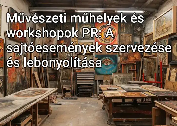 Művészeti műhelyek és workshopok PR: A sajtóesemények szervezése és lebonyolítása