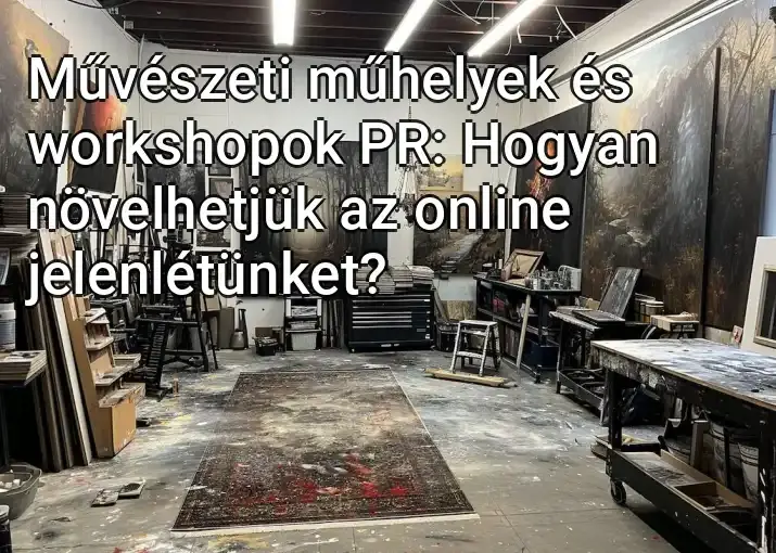 Művészeti műhelyek és workshopok PR: Hogyan növelhetjük az online jelenlétünket?