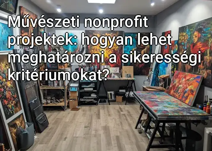 Művészeti nonprofit projektek: hogyan lehet meghatározni a sikerességi kritériumokat?