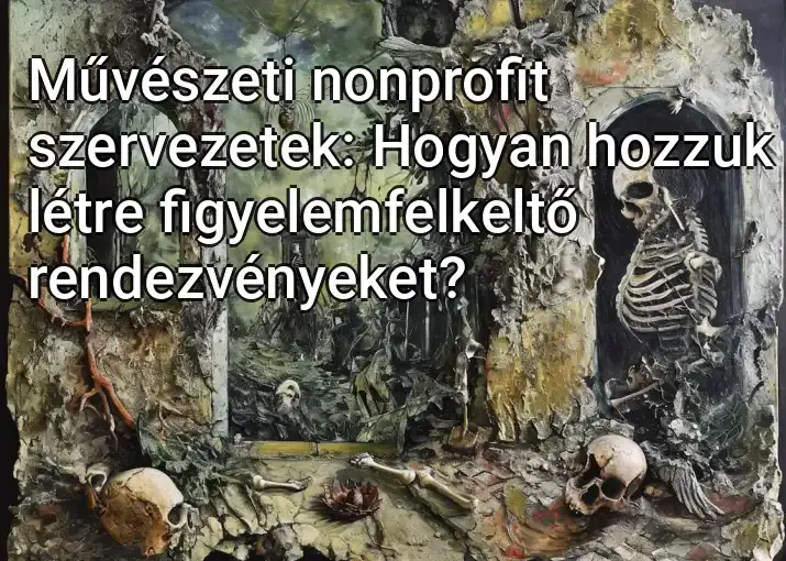 Művészeti nonprofit szervezetek: Hogyan hozzuk létre figyelemfelkeltő rendezvényeket?