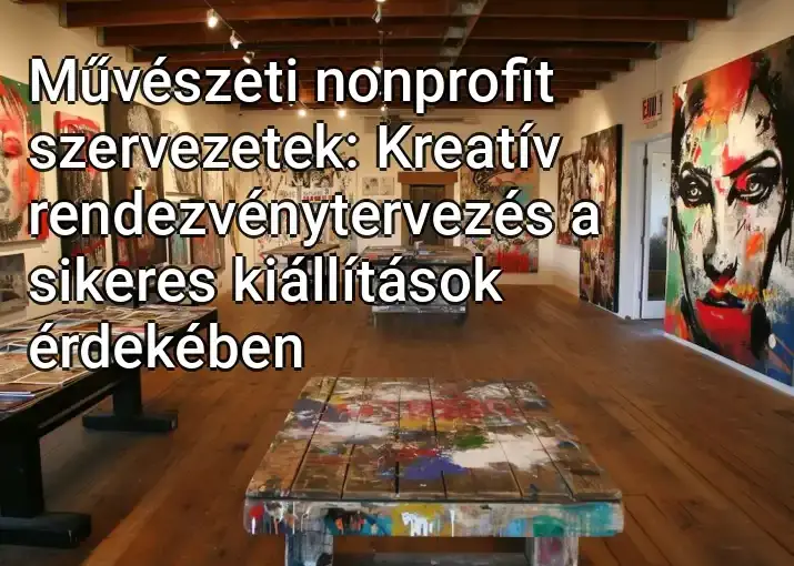 Művészeti nonprofit szervezetek: Kreatív rendezvénytervezés a sikeres kiállítások érdekében