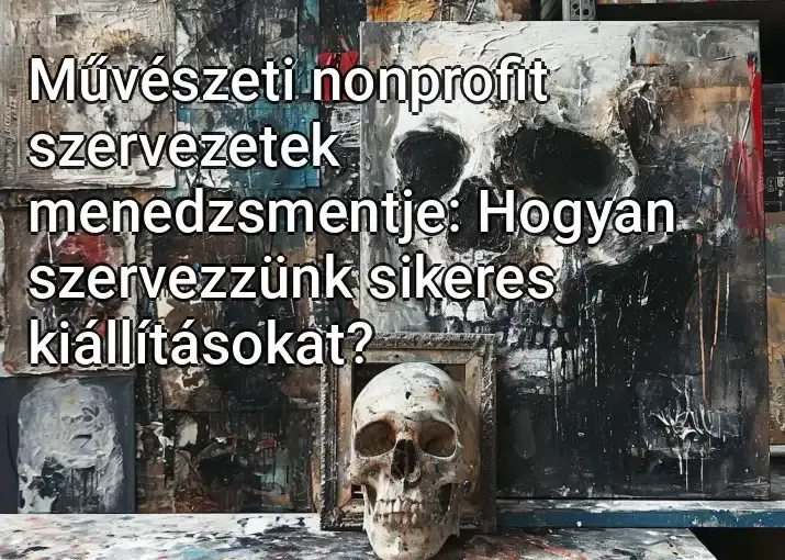 Művészeti nonprofit szervezetek menedzsmentje: Hogyan szervezzünk sikeres kiállításokat?