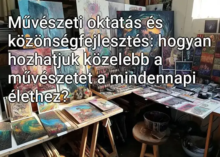 Művészeti oktatás és közönségfejlesztés: hogyan hozhatjuk közelebb a művészetet a mindennapi élethez?