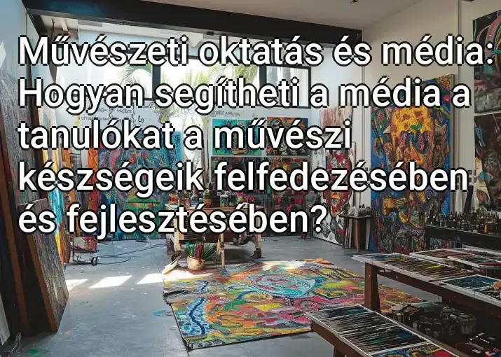 Művészeti oktatás és média: Hogyan segítheti a média a tanulókat a művészi készségeik felfedezésében és fejlesztésében?