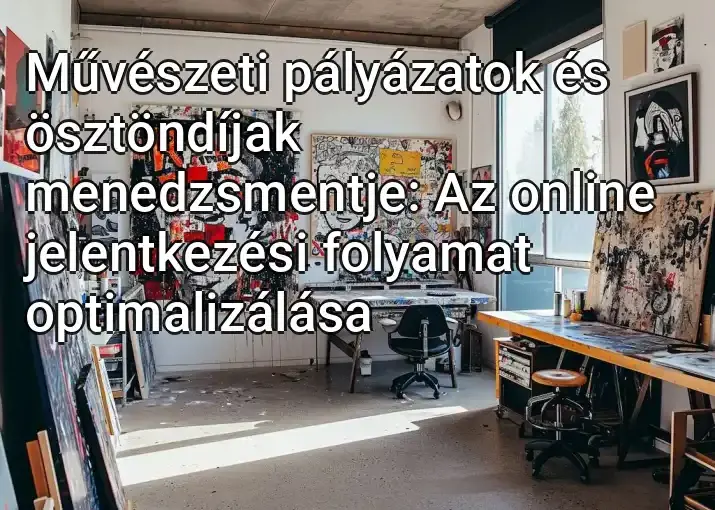 Művészeti pályázatok és ösztöndíjak menedzsmentje: Az online jelentkezési folyamat optimalizálása