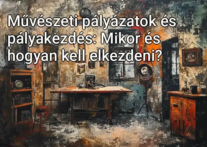 Művészeti pályázatok és pályakezdés: Mikor és hogyan kell elkezdeni?